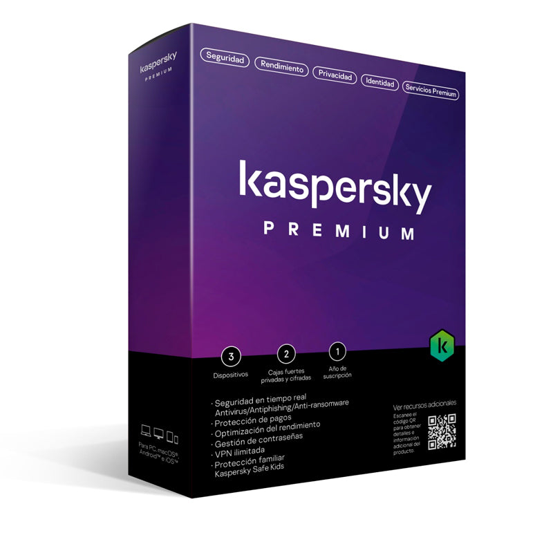 Kaspersky Premium 1 Dispositivo 1 año