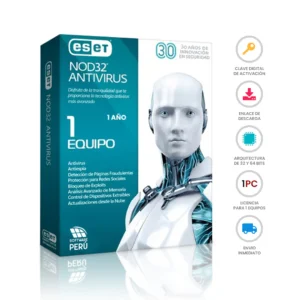 Eset Nod 32 Antivirus 1 año 1PC