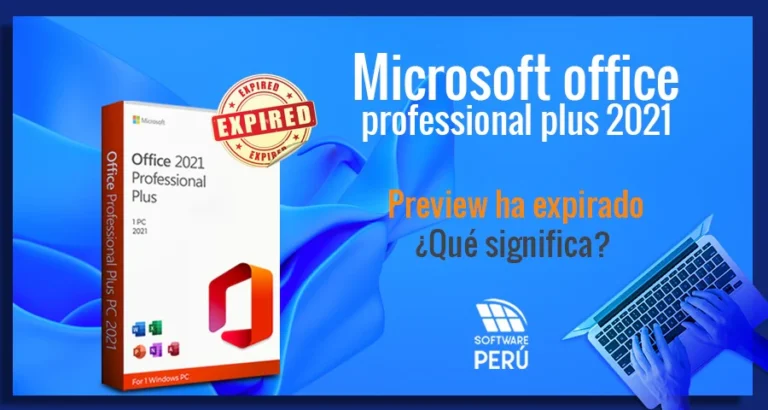 Licencia office 2021