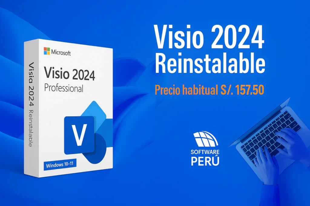 Visio 2024 Reinstalable en Perú – Licencia Original y Segura